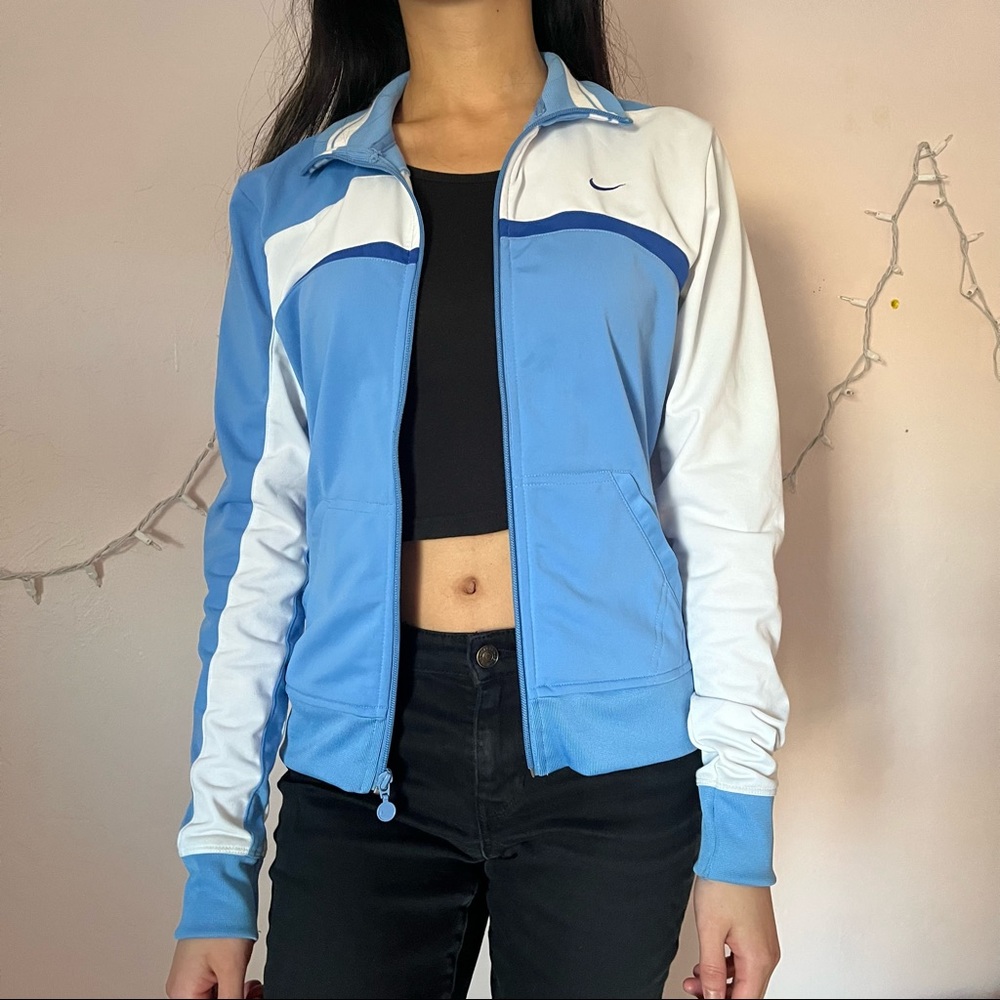 VINTAGE 90s NIKE JACKET BLUE COLORWAY